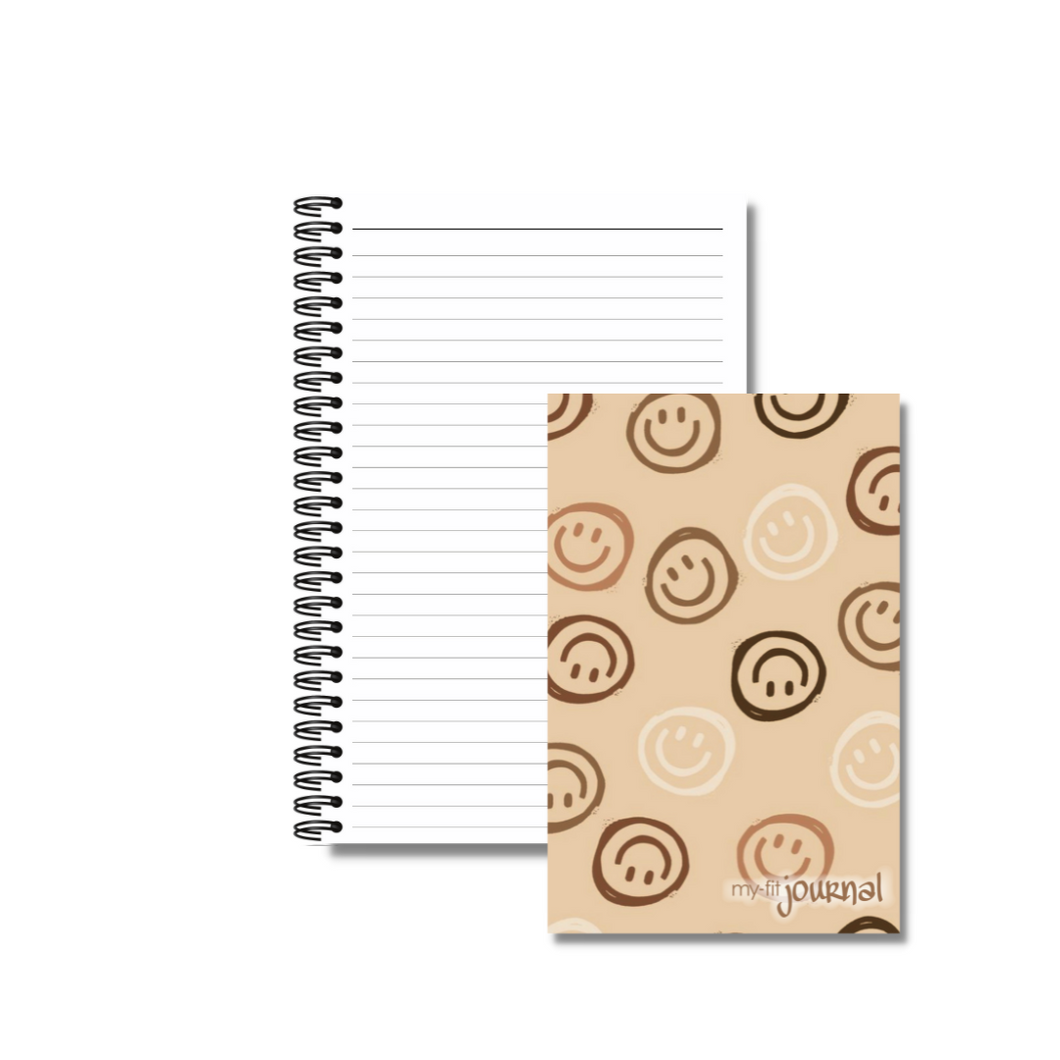 Brown Smiley Face Notebook
