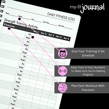 Load image into Gallery viewer, Midnight Cheetah Fitness Journal
